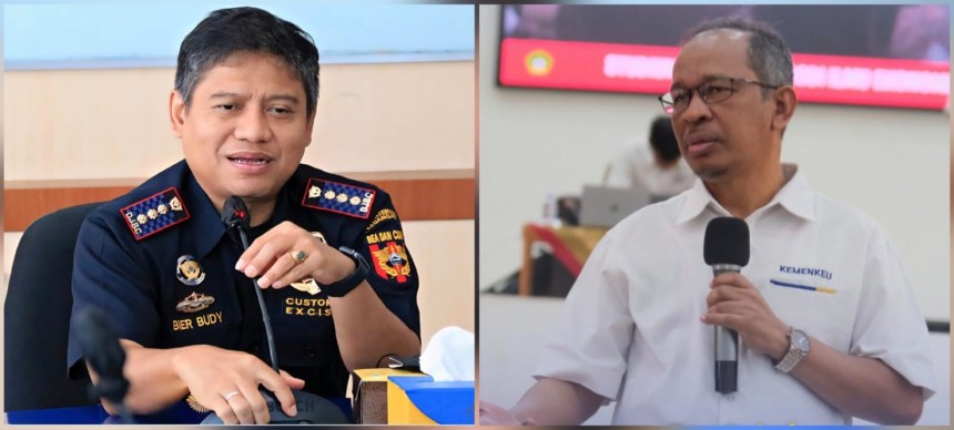 Bier Budy Kismulyanto dilantik sebagai Kakanwil Bea Cukai Aceh, sementara Safuadi menjadi Kakanwil DJPb Aceh. (Foto: Ist)