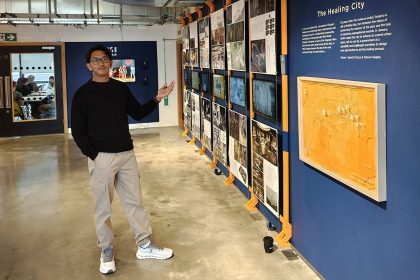 Ikhsan Hasbi, seorang arsitek muda Aceh asal Beureunuen, Pidie, kini menempuh pendidikan magister Urban Design and City Planning di University College London (UCL), Inggris. (Foto: Ist)