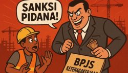 Masih ada kontraktor di Sabang yang tega mempertaruhkan keselamatan tenaga kerja dengan menabrak aturan jaminan sosial. (Foto: Ilustrasi)
