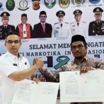 Baitul Mal Kota (BMK) Banda Aceh menjalin kerja sama dengan Badan Narkotika Nasional Kota (BNN) Banda Aceh melalui penandatanganan perjanjian kerja sama. (Foto: Ist)