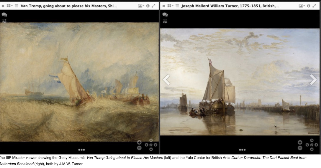 Turner, based on drawings made by him in mid . The Getty Museum Publishes 30 000 Images Online Using Iiif International Image Interoperability Framework Lj Infodocket