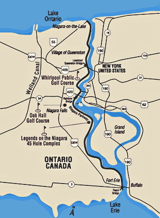 It's an american icon — shared with canada. Whirlpool Golf Contact Information: Info Niagara