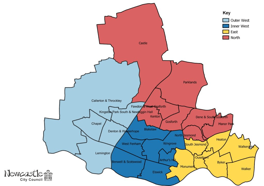 Newcastle Information Now Localities Map NCC 
