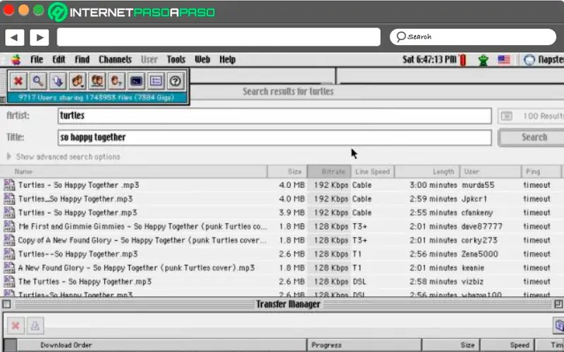 images Napster informatique mania