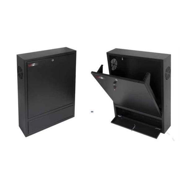 Armadio rack verticale nvr ip20 nero 75x60x15 cm 8054392613357