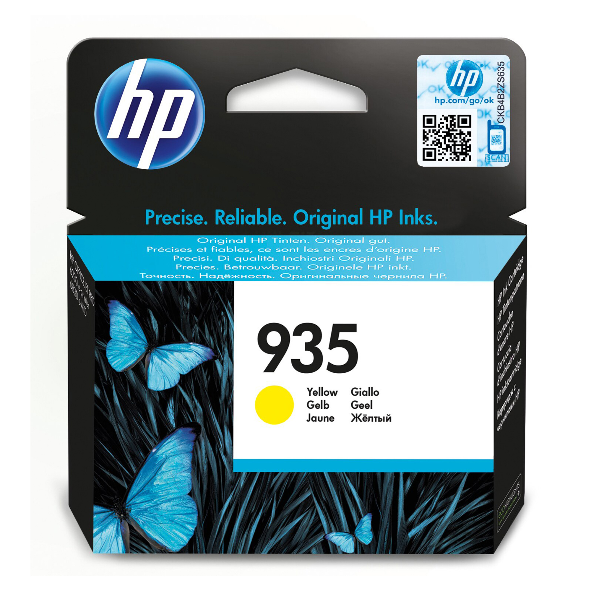 Cartuccia originale hp inchiostro giallo 935 per 400 pagine 888793177891