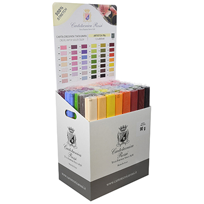 ESP.104 CARTA CRESPA MT 0,5 X 1,5 GR.90 – COLORI ASSORTITI