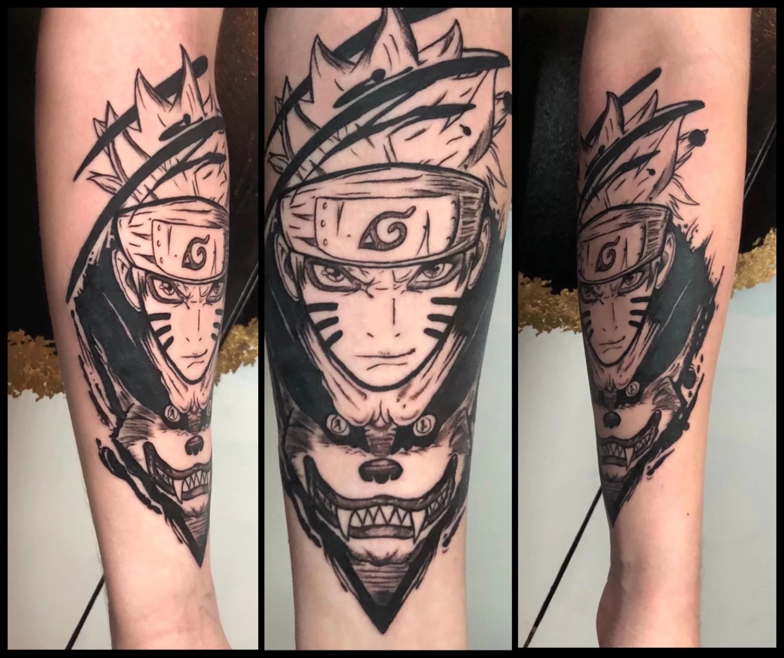 naruto anime tattoo