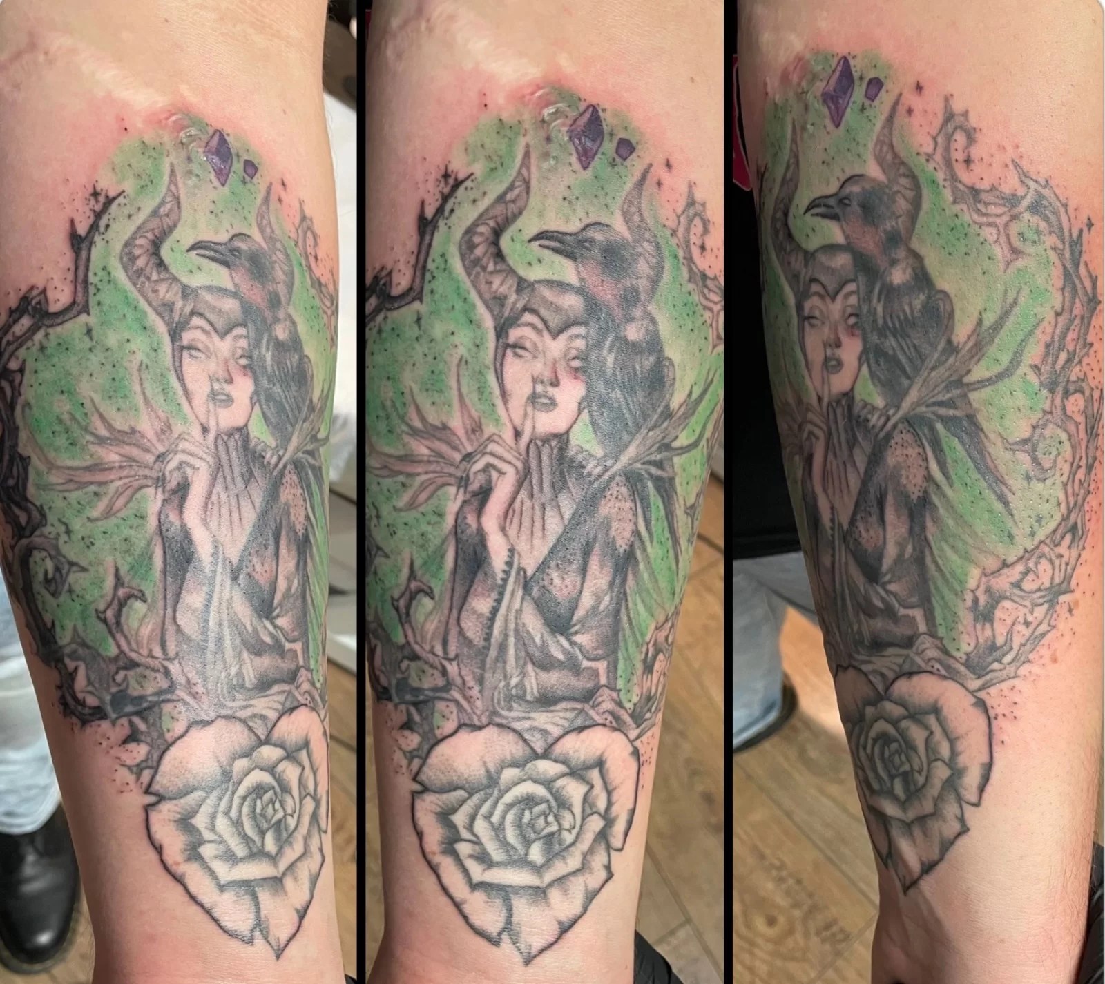 maleficent tattoo