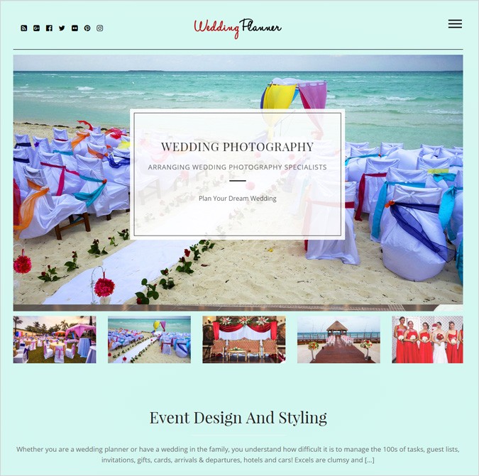 Happy wedding day is a free multipurpose wordpress wedding theme. 11 Best Wedding Planners Wordpress Themes 2021 Inkthemes