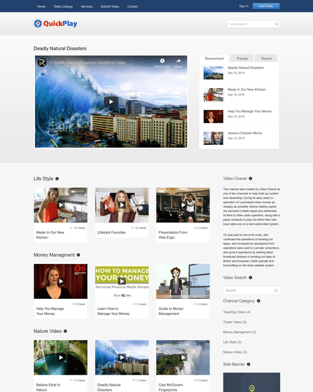 Embed plus for youtube wordpress plugin screenshot 5: Youtube Channels Wordpress Theme Inkthemes