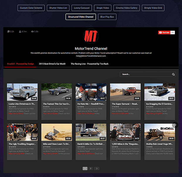 Prepare your website for showing youtube videos in the best way. Yottie - YouTube Gallery WordPress Plugin | InkThemes