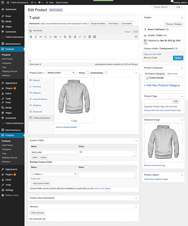 Custom wordpress product designer plugin