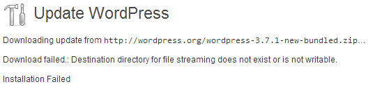 In the meantime, you can manually update the plugin or ask your hosting company to manually update the plugin, by downloading it via our website . Fix WordPress Download Failed Errors on Update