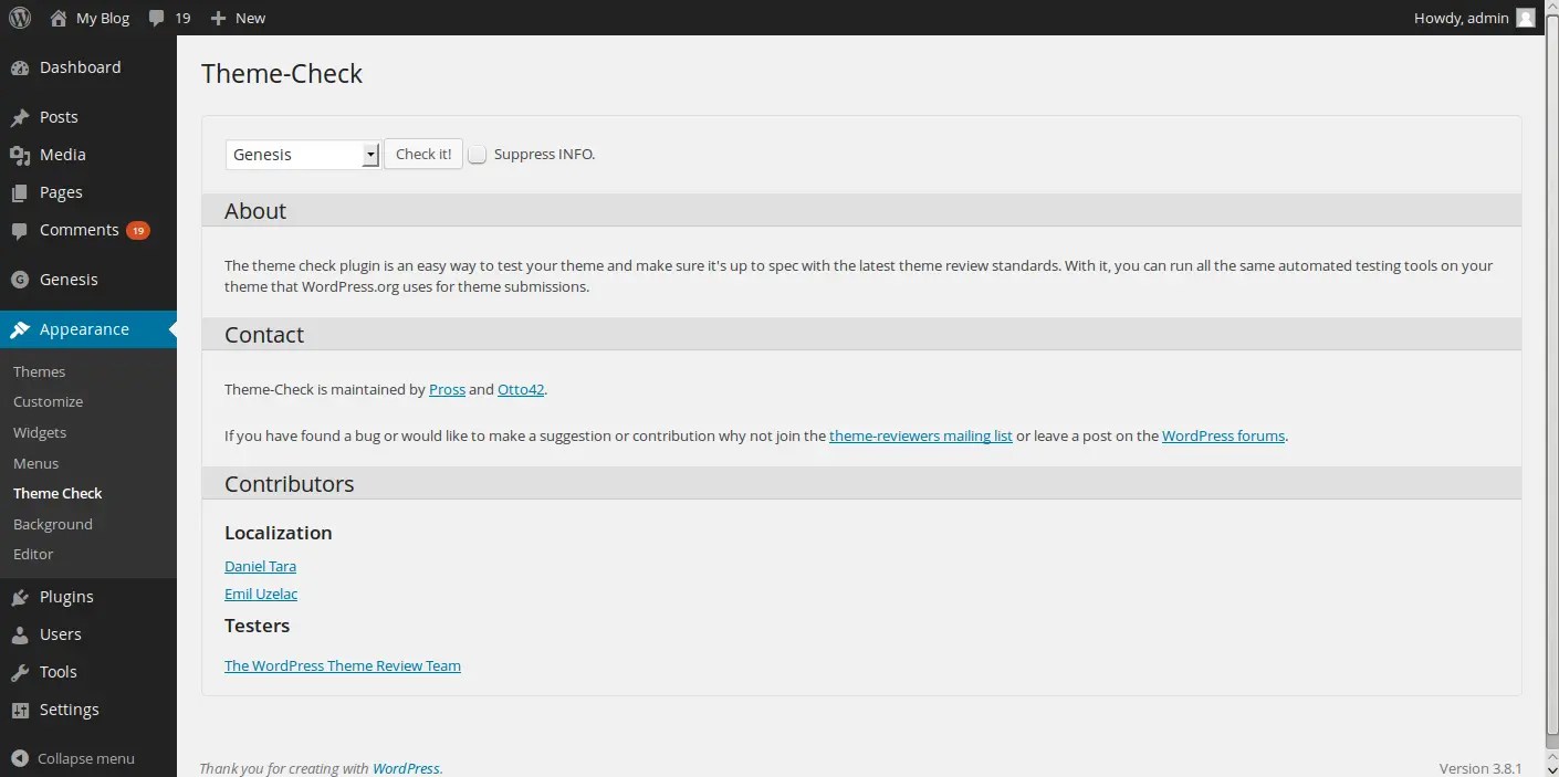 With it, you can run all the . Optimizing Wordpress Themes With The Theme Check Plugin Inmotion Hosting