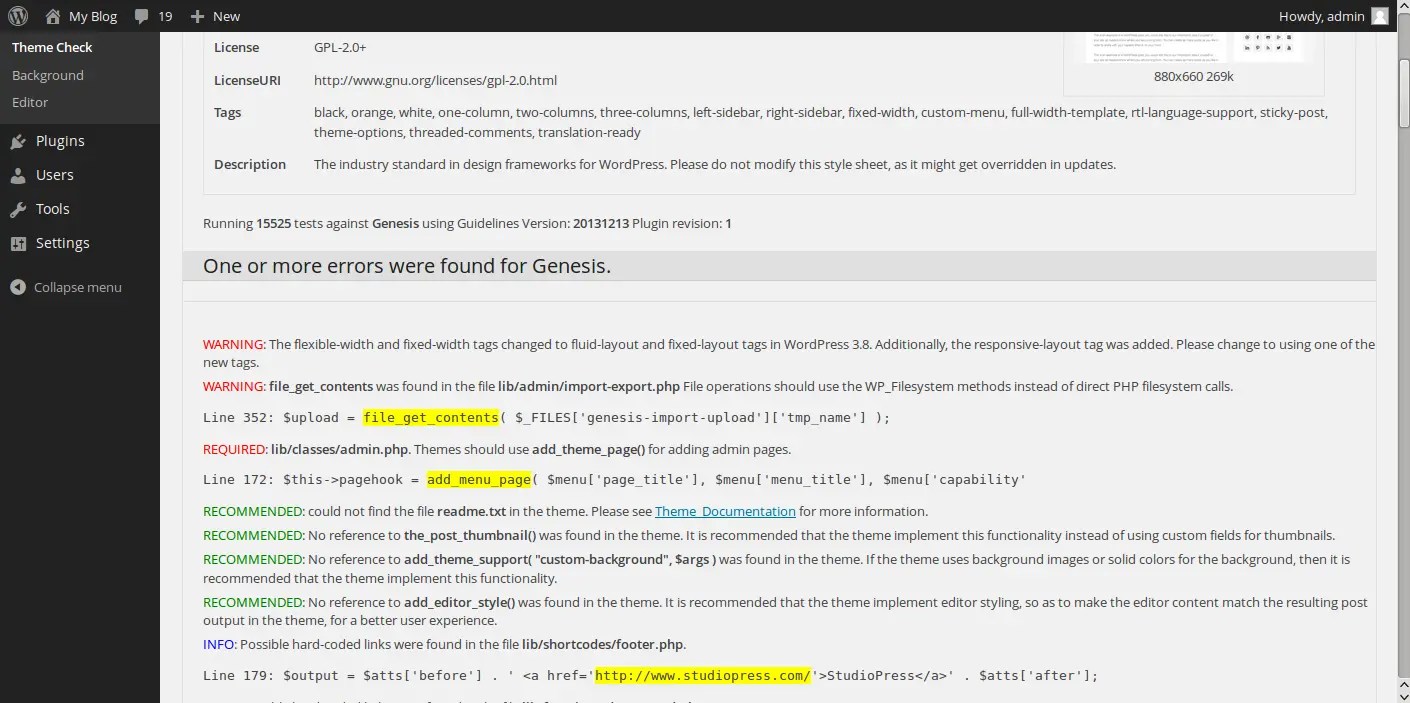 Just open up the isitwp website and enter the url of the site you want to check. Optimizing Wordpress Themes With The Theme Check Plugin Inmotion Hosting