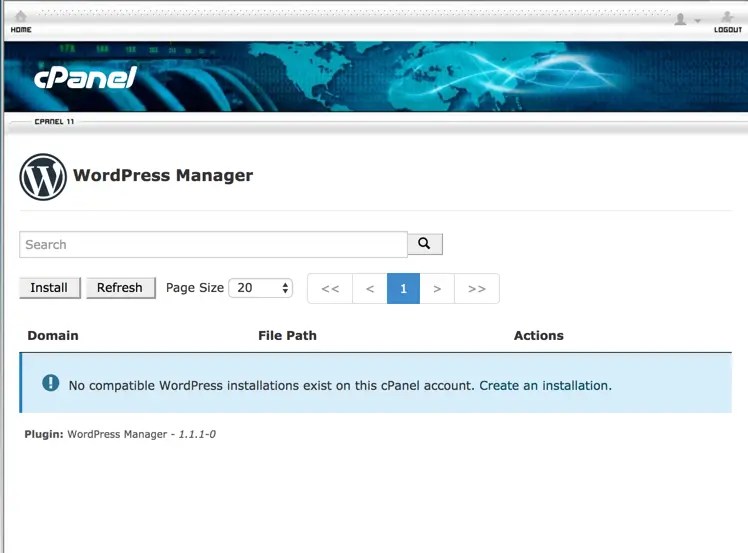 You can use this interface to view . How to Use the cPanel WordPress Manager