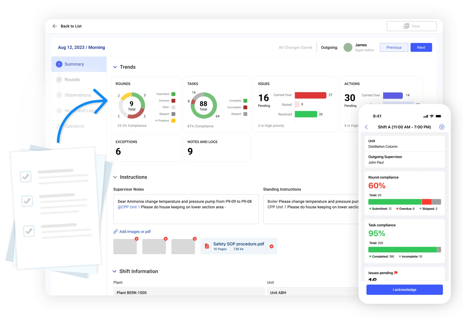 Switch From Paper To Digital Shift Management - Colorful Arts - Incredible 8K Collection