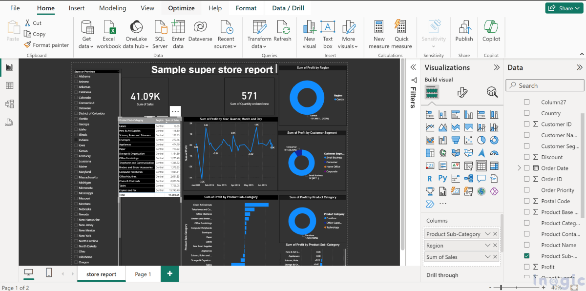 Design Mobile and Browser Layout view within Power BI