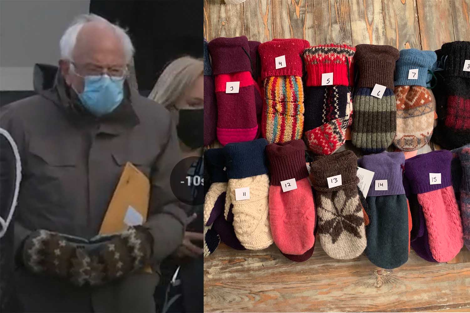 Bernie Sanders Mittens Were Made By A Teacher Insidehook