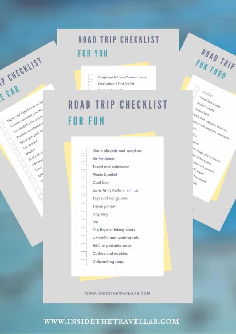 53 road trip essentials with printable road trip packing checklist pdf
