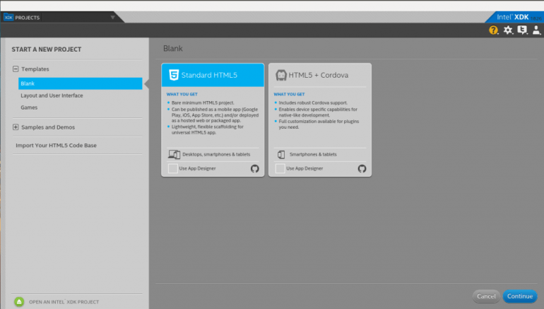 XDK Intel Linux 3