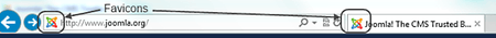 favicon di Joomla