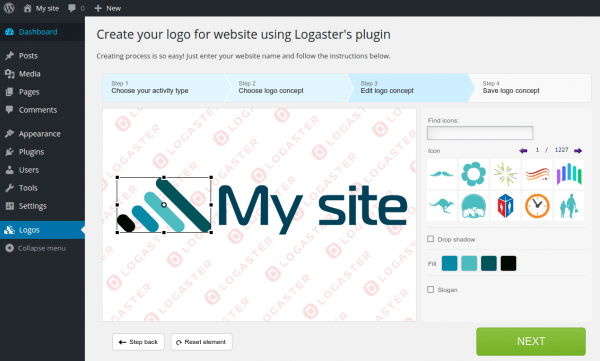 Logaster Logo Generator_screen 3