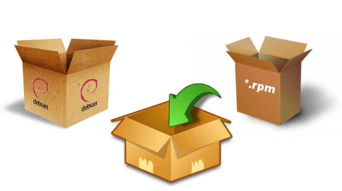 alien convertire pacchetti in linux