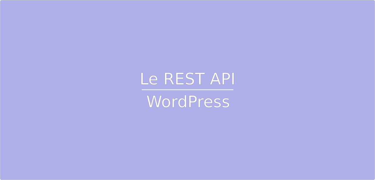 Copertina articolo "Le REST API di WordPress"