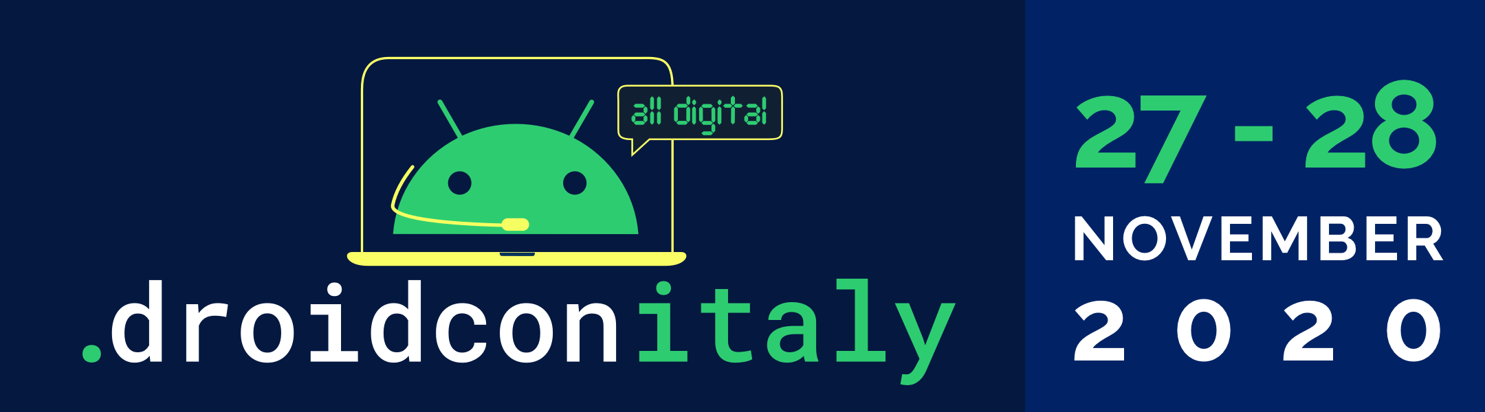 Droidcon Italy 27 e 28 Novembre 