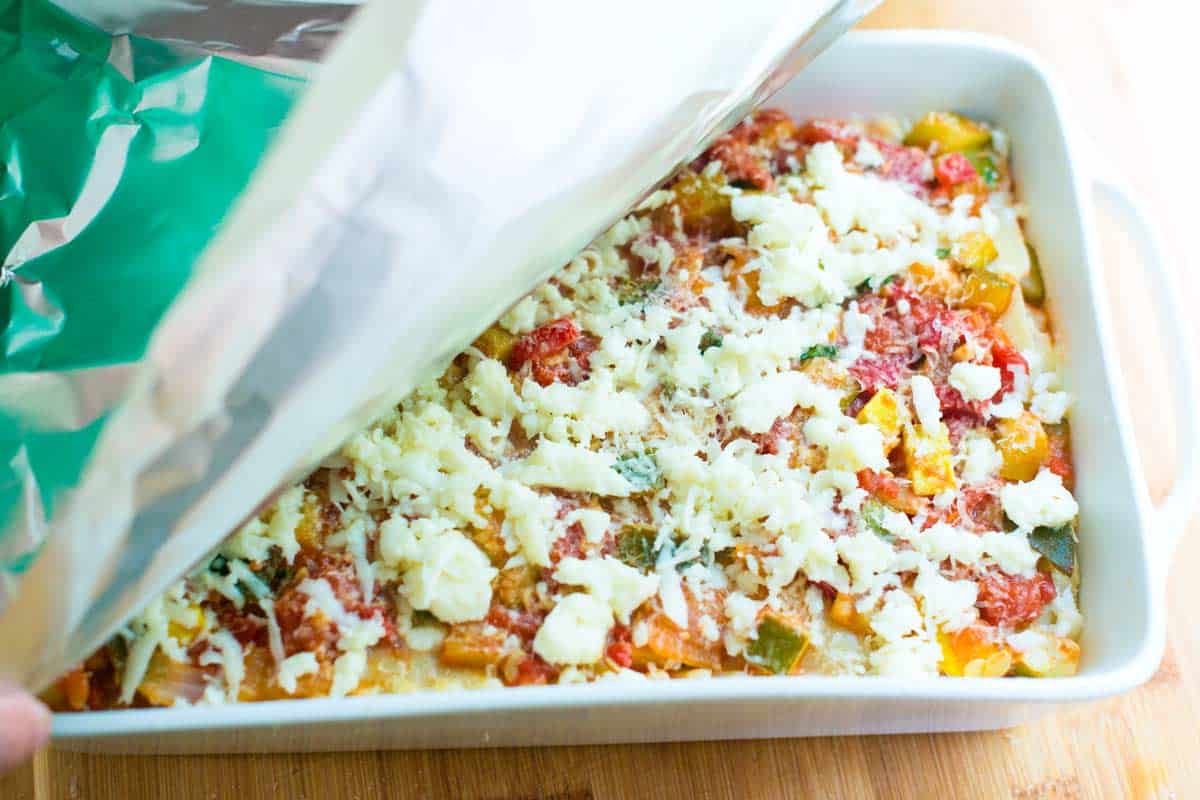 What you need to make veggie lasagna recipe easy white sauce