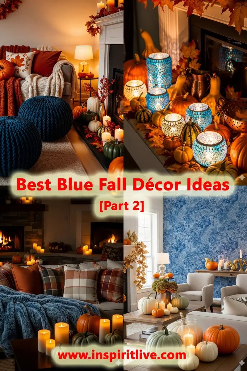 30 Best Blue Fall Décor Ideas [Part 2]