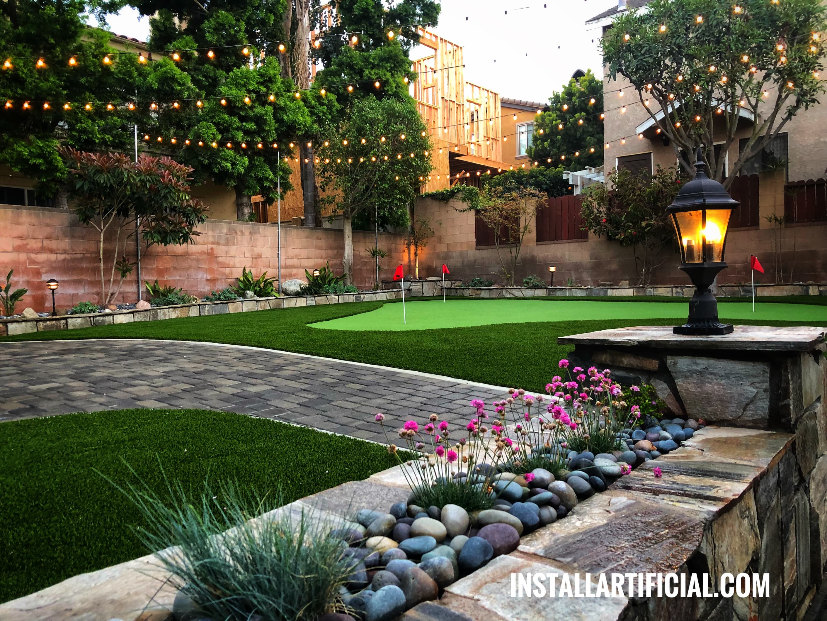 Backyard landscaping design ideas · mountains of plants · wandering paths backyard landscaping · focus on the fire · finding room for color · design . Backyard Design And Renovation Artificial Grass Project Gallery