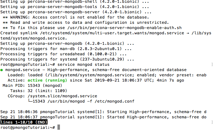 percona mongodb