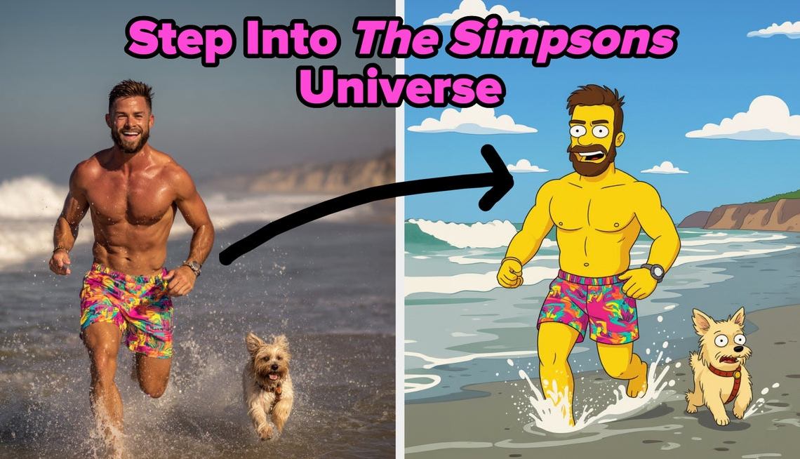 People Are Transforming Themselves Into "Simpsons" Characters, And I Cannot Stop Staring At The Results