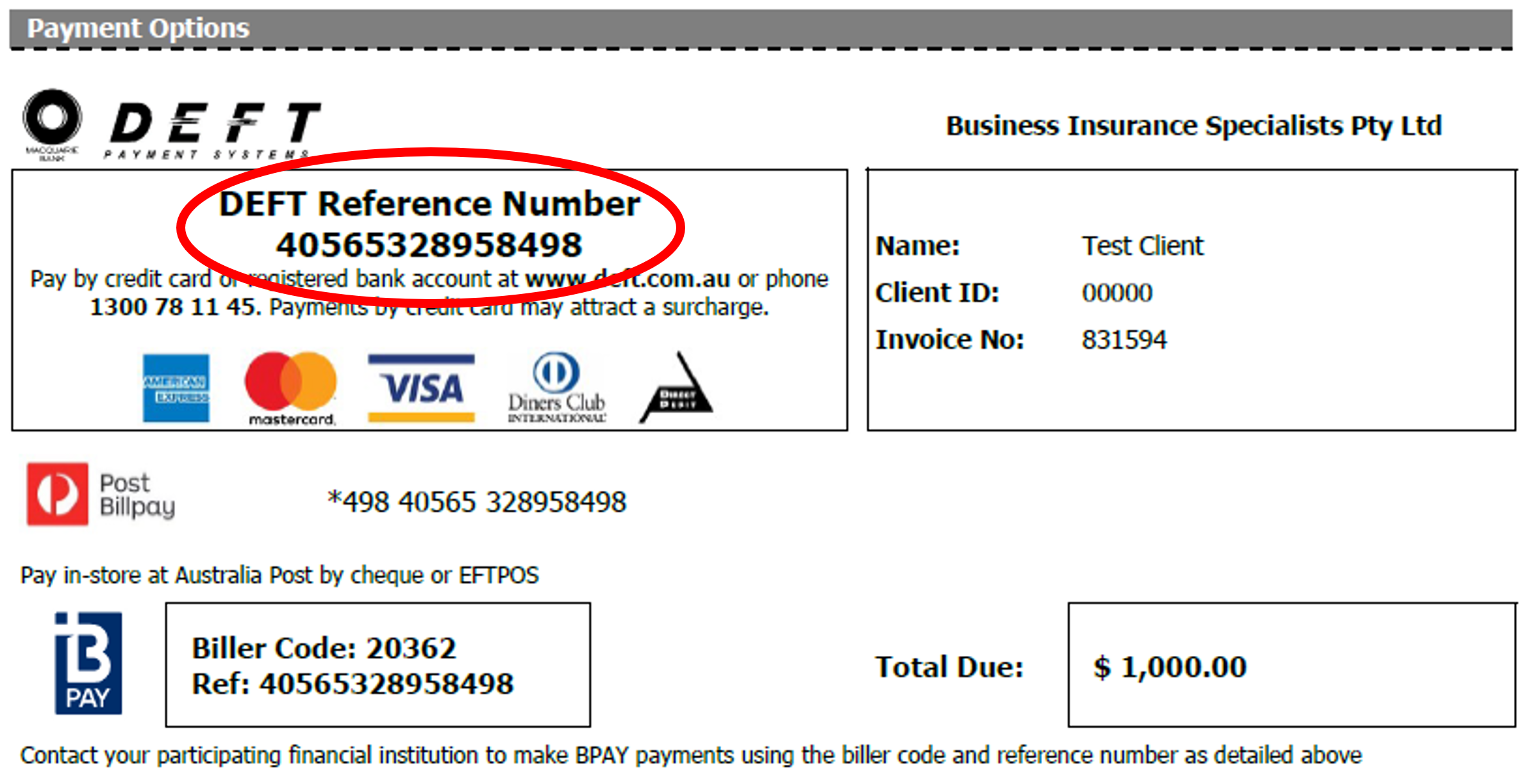 Payments