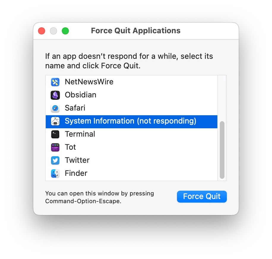 Windows Xp Force Quit Application At Justin Bee Blog Finder Force Quit 