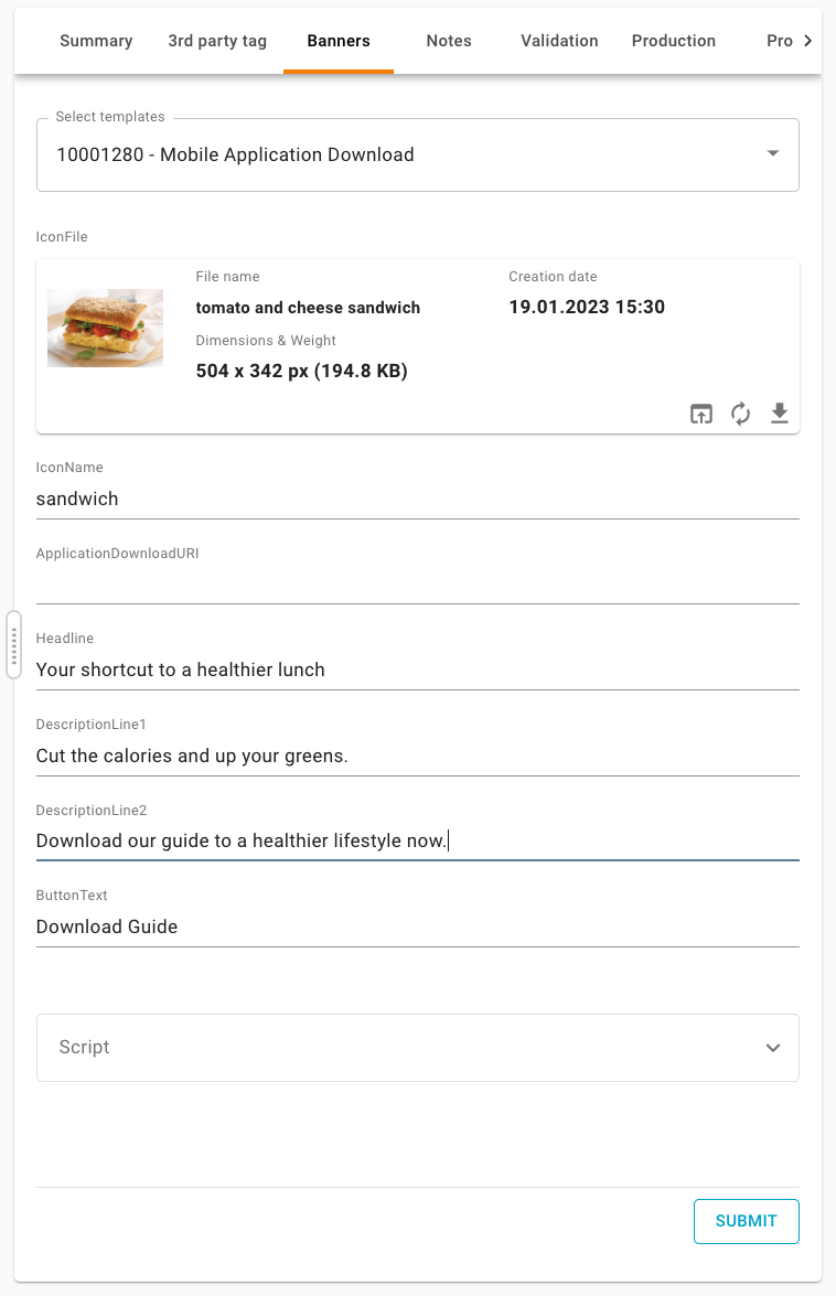 Create native ads in ADPOINT