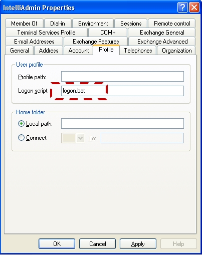 Active Directory Logon Script Map Network Drive 