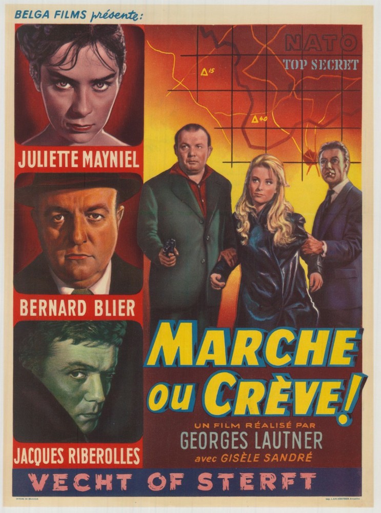 Découvrez les événements culturels, ainsi que les films, dans lesquels l'artiste est apparu(e) . Affiche Marche Ou Creve 36x56cm Intemporel