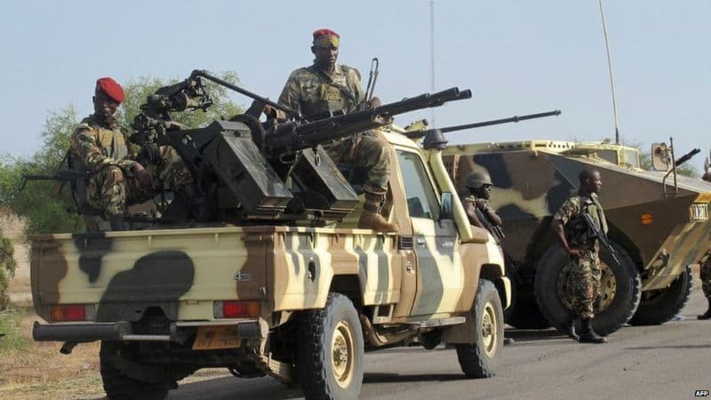 Cameroonian Soldiers Intimidating Us In Our Country