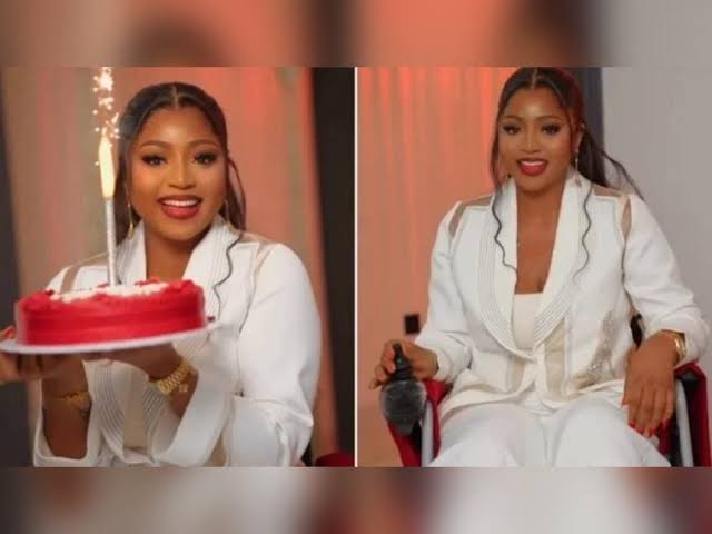 Regina Daniels Celebrates 25th Birthday on A Wheel Chair