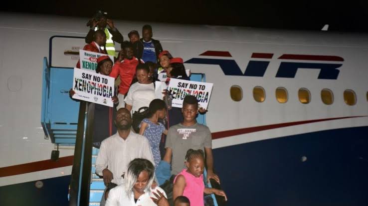 Xenophobia: FG, RCCG Repatriates 111 Nigerians From South Africa