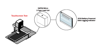 Touchscreen Force Testing App Note Interface - Gorgeous City Illustration - Desktop