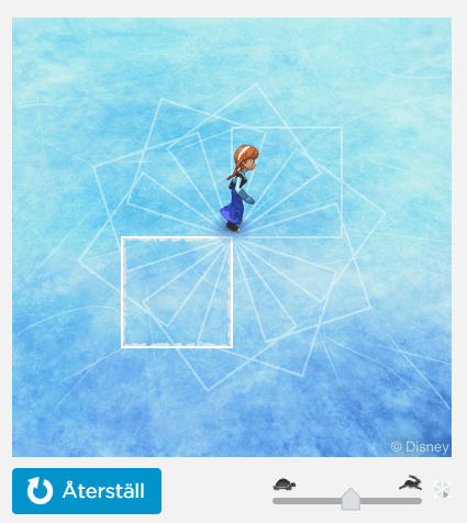 Play the Frozen game while learning to code