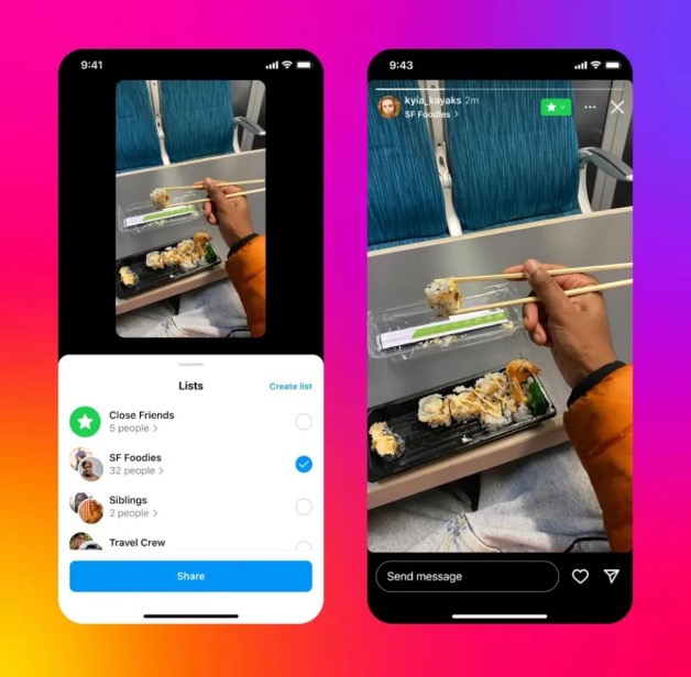 Instagram’s newest feature? Curated group lists for stories