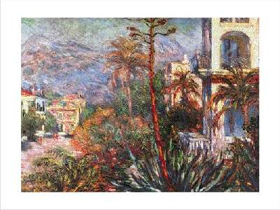 Monet Paintings Bordighera In The Riviera Italy Picture Poster Print By Claude Monet