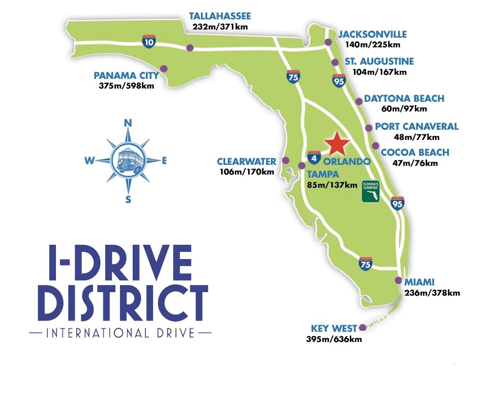 Orlando Area Attractions Map 60 Photos Morilly Com Map
