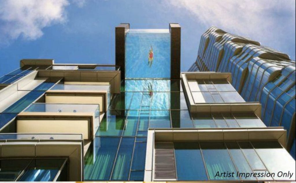 First Cantilever Sky Pool